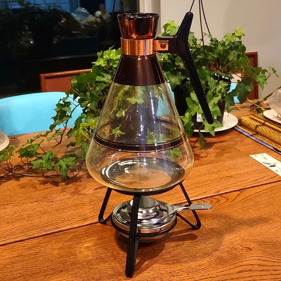 Inland Kitchen Inland Carafe Coffee Pot Stand Warmer Copper Poshmark